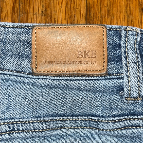 BKE Billie Slim Fit High Rise Cropped Straight Denim Jeans Size 23 - Picture 8 of 10